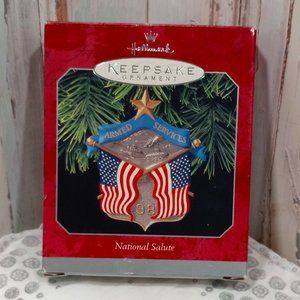 1998 Hallmark Cards Inc. Armed Services Christmas Keepsake Ornament